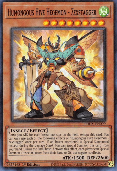 Humongous Hive Hegemon - Zexstagger [PHHY-EN099] Super Rare - for just $0.10! 