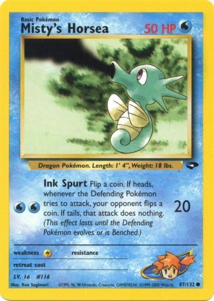 Misty's Horsea (87/132) [Gym Challenge Unlimited] - for just $0.60! 