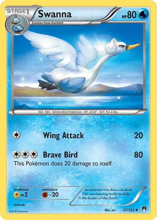 Swanna (37/122) [XY: BREAKpoint] - for just $0.10! 