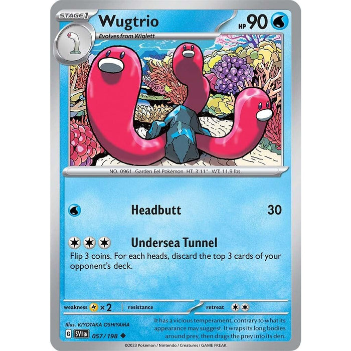 Wugtrio (057/198) [Scarlet & Violet: Base Set] - Just $0.05! Shop now at Retro Gaming of Denver