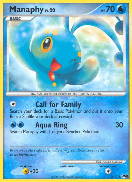 Manaphy (3/17) [POP Series 6] - for just $1.70! 