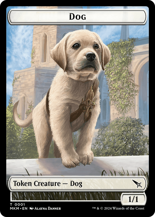 Dog Token [Murders at Karlov Manor Tokens] - Just $0.20! Shop now at Retro Gaming of Denver