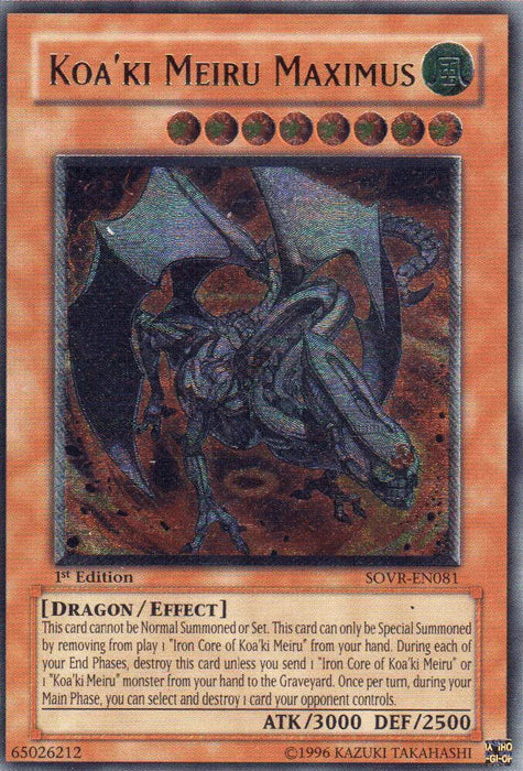 Koa'ki Meiru Maximus [SOVR-EN081] Ultimate Rare - for just $3.05! 