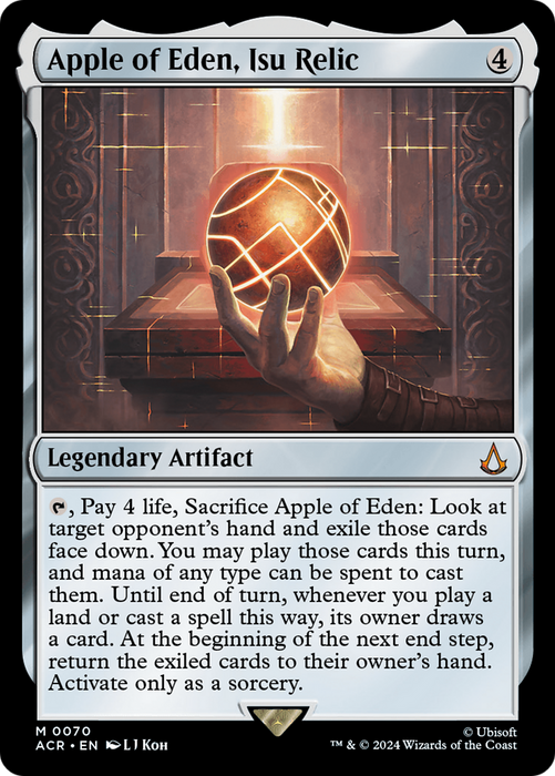 Apple of Eden, Isu Relic (ACR-070) - Assassin's Creed - for just $0.22! 