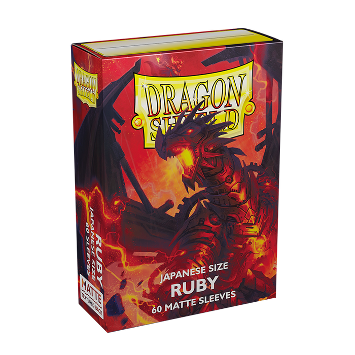 Dragon Shield: Japanese Size 60ct Sleeves - Ruby (Matte) - Just $0! Shop now at Retro Gaming of Denver