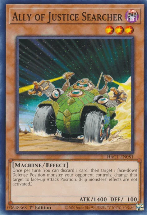 Ally of Justice Searcher [HAC1-EN081] Common - for just $0.10! 