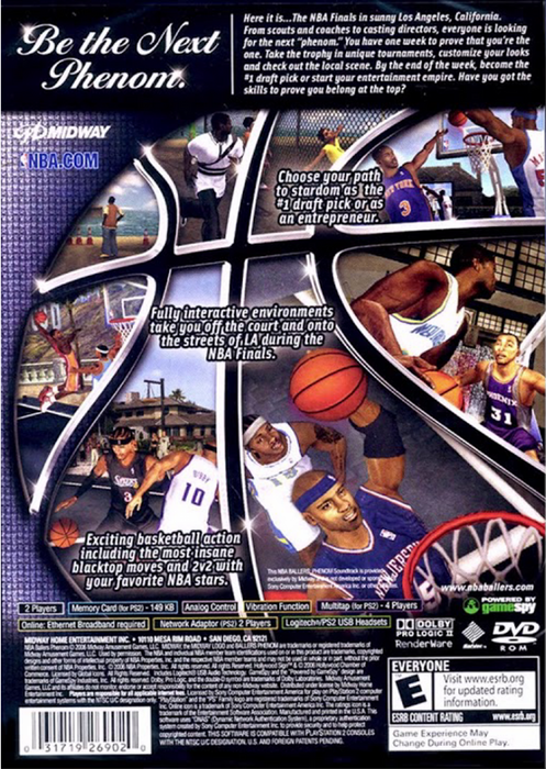 NBA Ballers Phenom – PlayStation 2 (PS2) - for just $15.99! 
