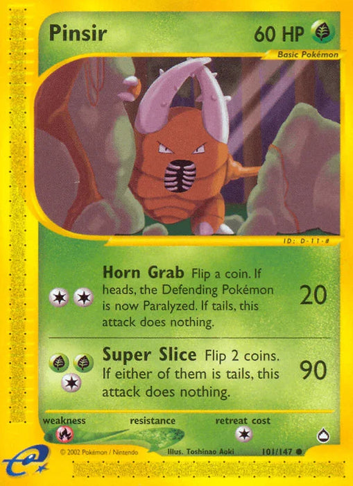 Pinsir (101/147) [Aquapolis] - for just $2.05! 