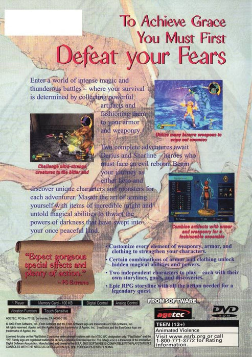 Evergrace – PlayStation 2 (PS2) - for just $0! 