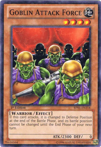 Goblin Attack Force [BP01-EN118] Starfoil Rare - for just $0.25! 