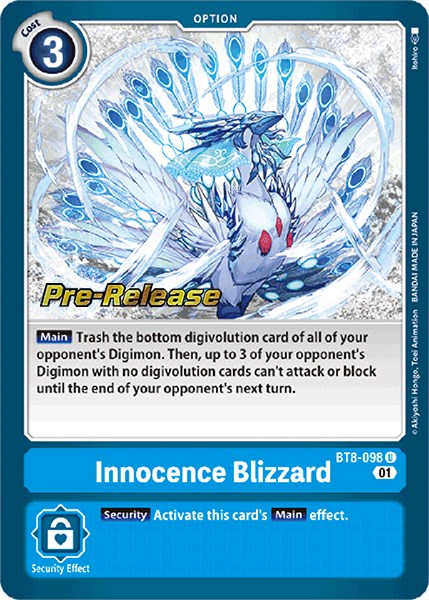 Innocence Blizzard [BT8-098] [New Awakening Pre-Release Cards] - Just $0.15! Shop now at Retro Gaming of Denver