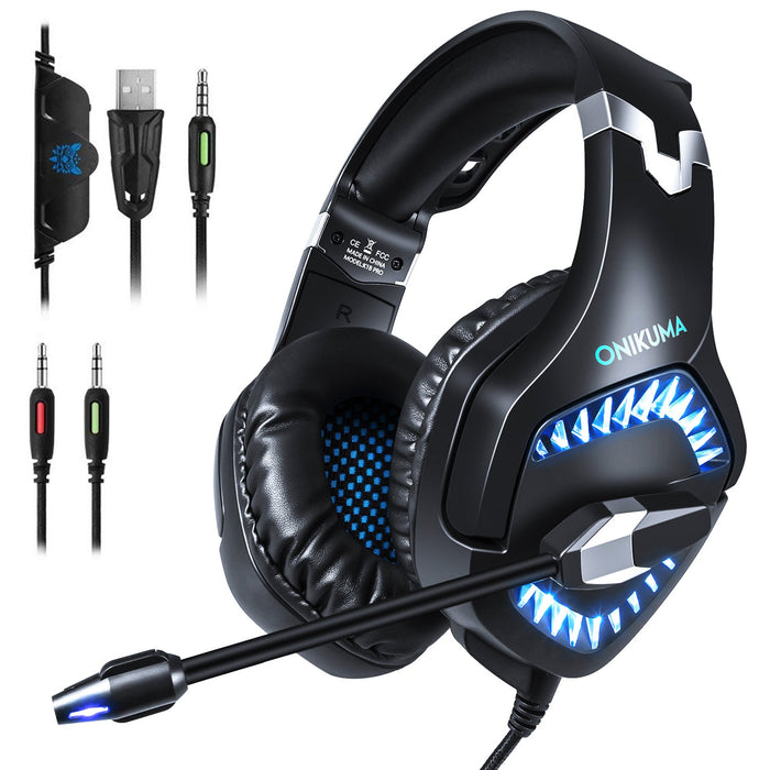 Gaming Headset PC Stereo Earphones Headphones Casque With Mic LED Light For New One Laptop Tablet Mobile - for just $132.46! 