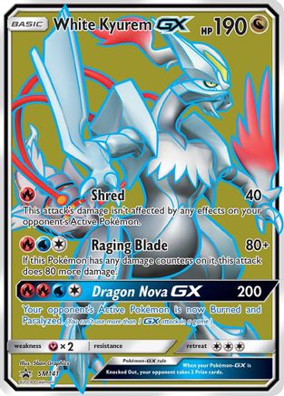 White Kyurem GX SM141/248 - SM Promos Holofoil - for just $5.40! 