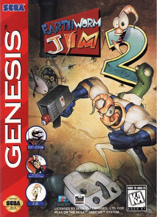 Earthworm Jim 2 (Sega Genesis) - for just $0! 