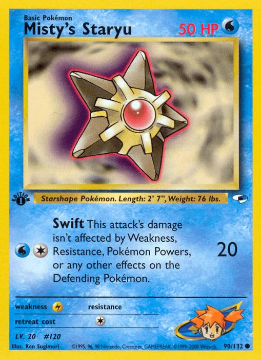 Misty's Staryu (90/132) [Gym Heroes 1st Edition] - for just $0.70! 