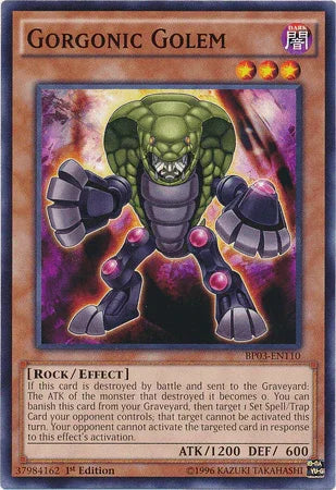 Gorgonic Golem [BP03-EN110] Common - for just $0.10! 