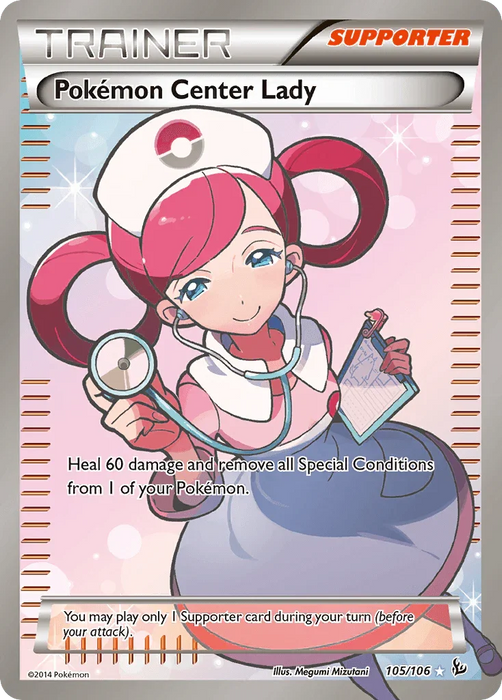 Pokemon Center Lady (105/106) [XY: Flashfire] - for just $23.70! 