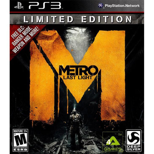 Metro Last Light Limited Edition (Playstation 3) - Just $0! Shop now at Retro Gaming of Denver