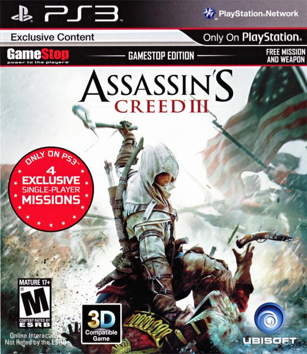 Assassin's Creed III: Gamestop Edition (Playstation 3) - for just $0! 
