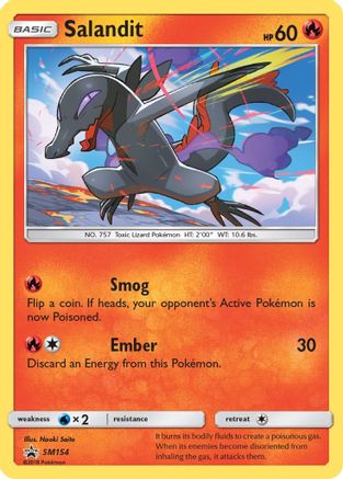 Salandit SM154/248 - SM Promos Holofoil - for just $0.25! 