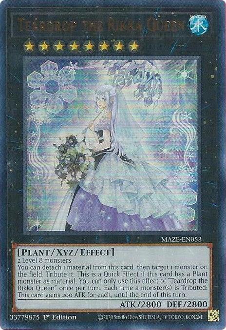 Teardrop the Rikka Queen [MAZE-EN053] Ultra Rare - for just $1.40! 
