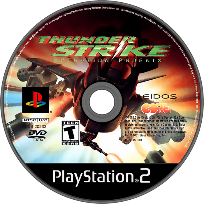 Thunderstrike Operation Phoenix – PlayStation 2 (PS2) - for just $0! 
