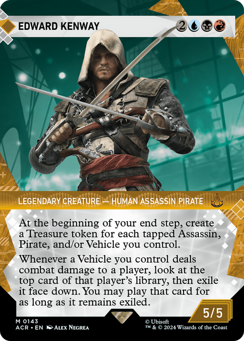 Edward Kenway (ACR-143) - Assassin's Creed: (Showcase) (Borderless) - for just $4.94! 