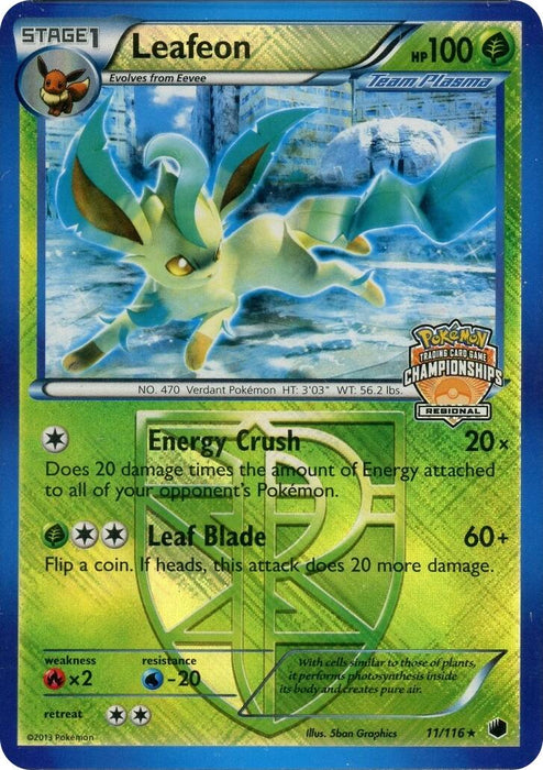Leafeon (11)/116 (Regional Championship Promo) [League & Championship Cards] - for just $0.10! 
