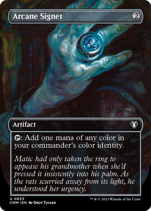 Arcane Signet (CMM-653) - Commander Masters (Borderless) - for just $1.79! 