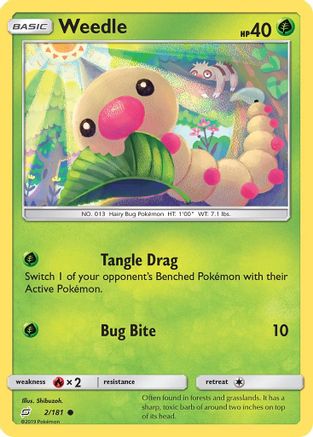 Weedle 002/181 - SM  Team Up - for just $0.18! 