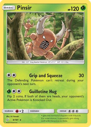 Pinsir 009/181 - SM  Team Up - for just $0.18! 