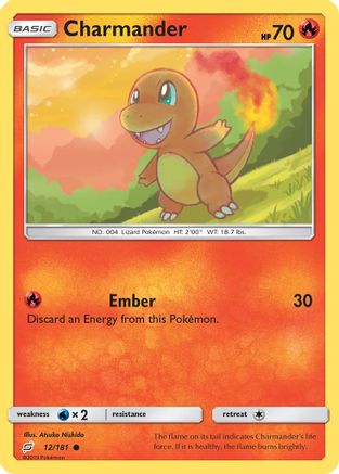 Charmander 012/181 - SM  Team Up Reverse Holofoil - for just $0.96! 