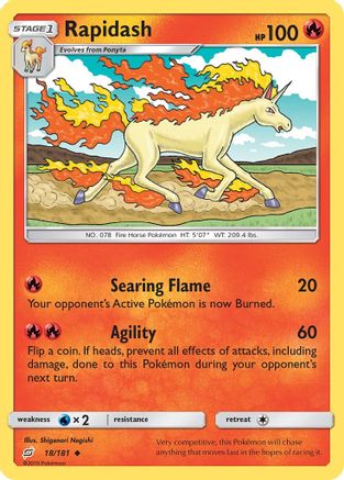 Rapidash 018/181 - SM  Team Up - for just $0.10! 