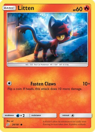 Litten 020/181 - SM  Team Up - for just $0.13! 