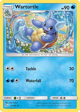 Wartortle 024/181 - SM  Team Up Reverse Holofoil - for just $0.75! 