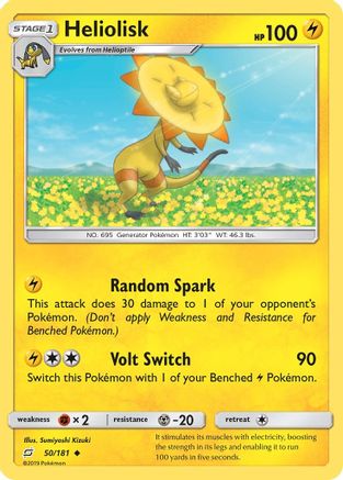 Heliolisk 050/181 - SM  Team Up Reverse Holofoil - for just $0.13! 
