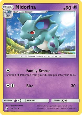 Nidorina 055/181 - SM  Team Up - for just $0.10! 