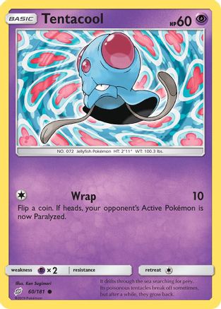Tentacool 060/181 - SM  Team Up - for just $0.08! 