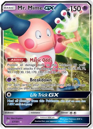 Mr. Mime GX 067/181 - SM  Team Up Holofoil - for just $1.57! 