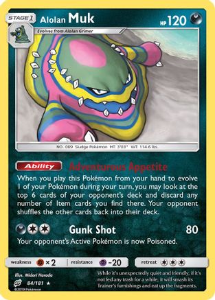 Alolan Muk 084/181 - SM  Team Up - for just $0.44! 