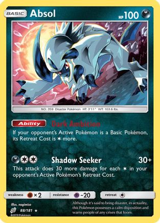 Absol 088/181 - SM  Team Up Holofoil - for just $1.48! 
