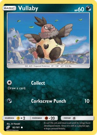 Vullaby 092/181 - SM  Team Up Reverse Holofoil - for just $0.10! 