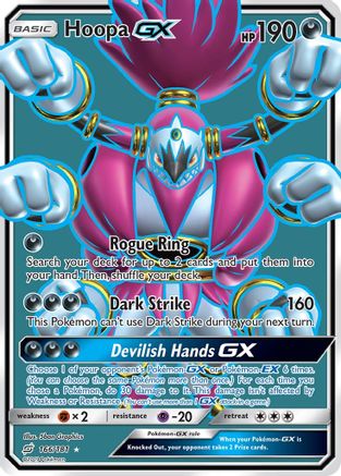 Hoopa GX (Full Art) 166/181 - SM  Team Up Holofoil - for just $4.98! 