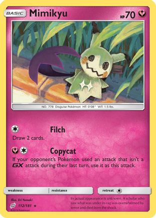 Mimikyu 112/181 - SM  Team Up - for just $3.68! 