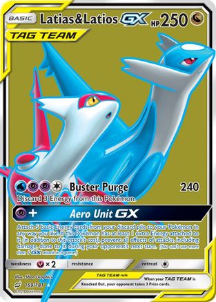Latias & Latios GX (Full Art) 169/181 - SM  Team Up Holofoil - for just $38.70! 