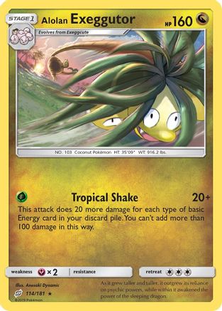Alolan Exeggutor 114/181 - SM  Team Up - for just $0.14! 