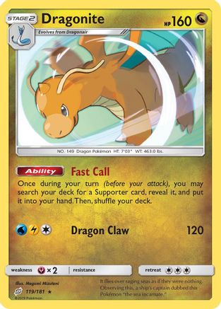 Dragonite 119/181 - SM  Team Up Holofoil - for just $1.08! 