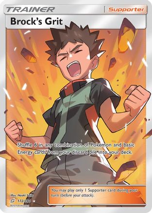 Brock's Grit (Full Art) 172/181 - SM  Team Up Holofoil - for just $16.53! 