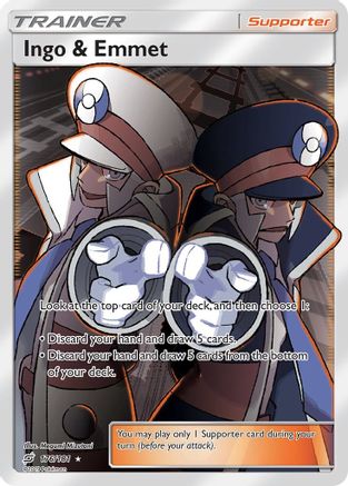 Ingo & Emmet (Full Art) 176/181 - SM  Team Up Holofoil - for just $20.48! 