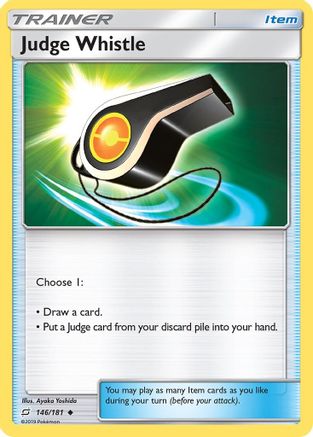 Judge Whistle 146/181 - SM  Team Up - for just $0.10! 